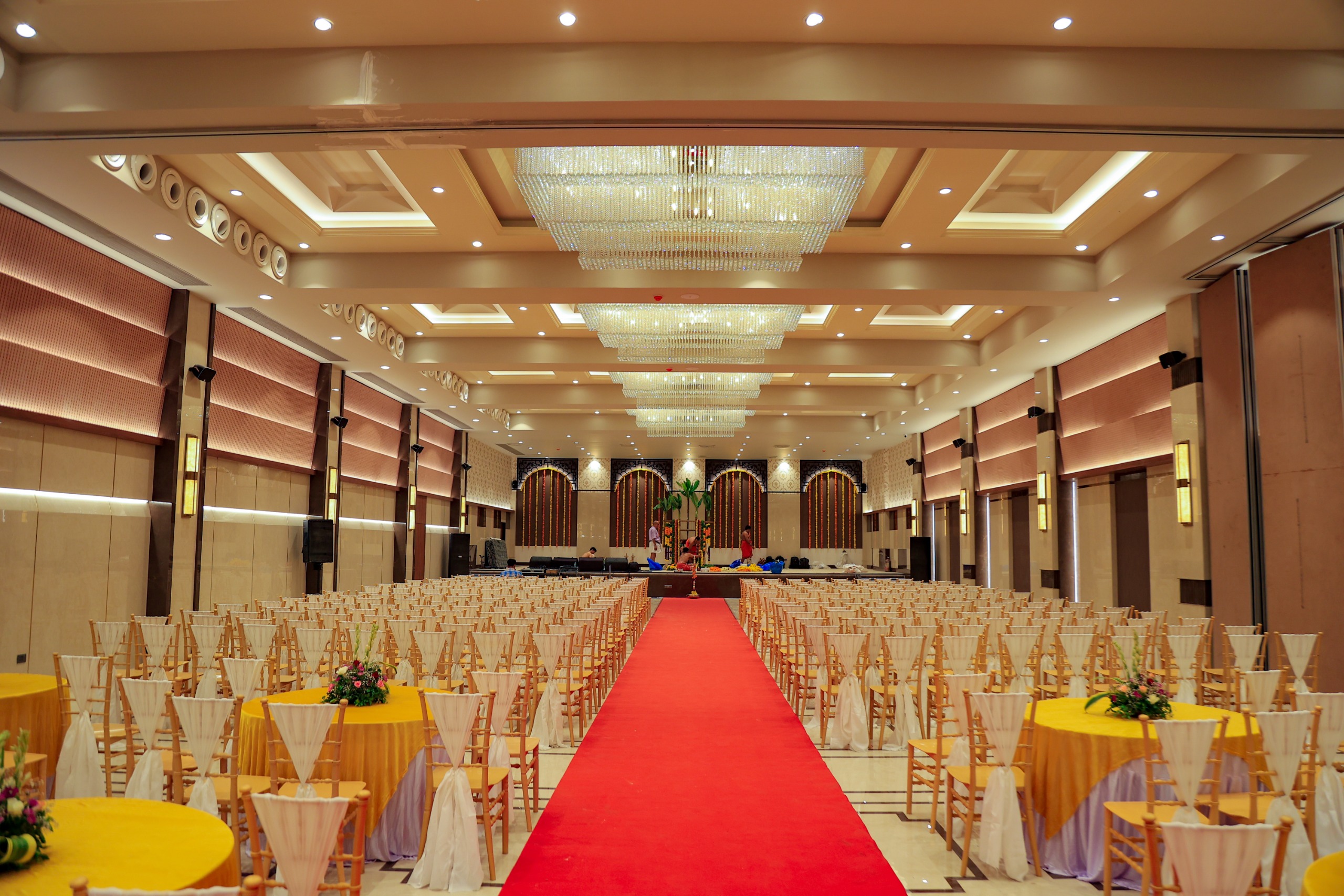 Golden Banquet celebration stage in Vasai East